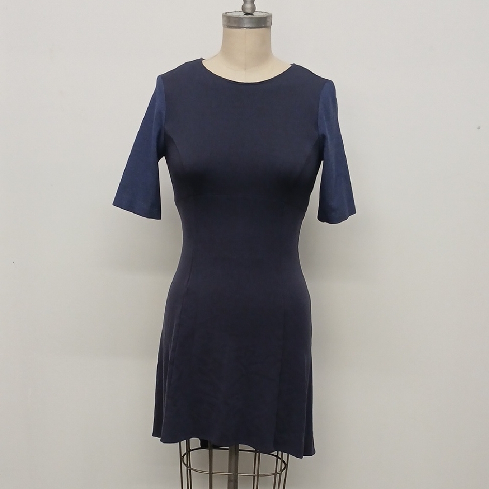United Colors of Benetton Hi- Low Dress with Contrasting Arms